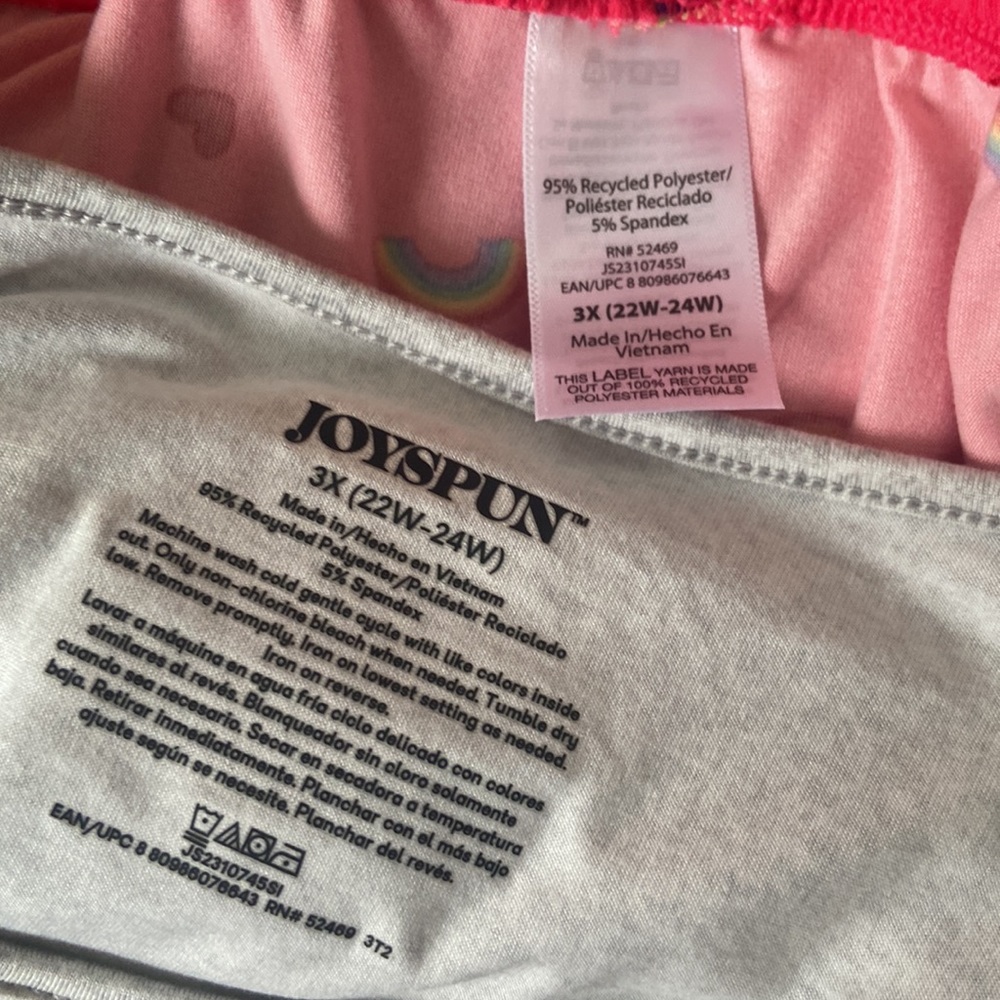 JoySpun 3XL 22W/ 24WTwo Piece 🌈 Tank Top Short Set Loungewear Sleep Outf… - Picture 5 of 8